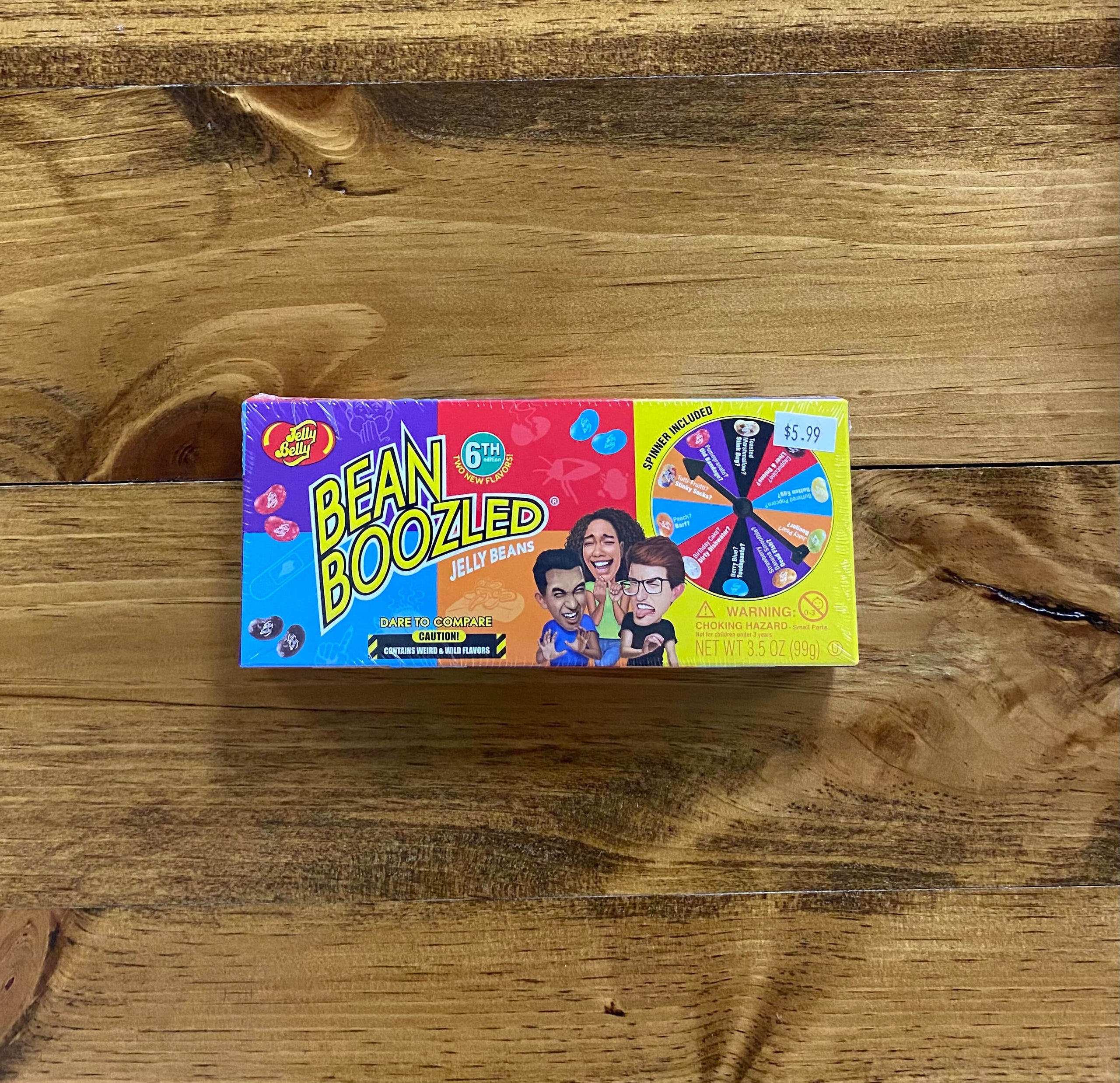 Jelly Belly Bean Boozled 7th Edition Spinner Gift Box 3.5oz James