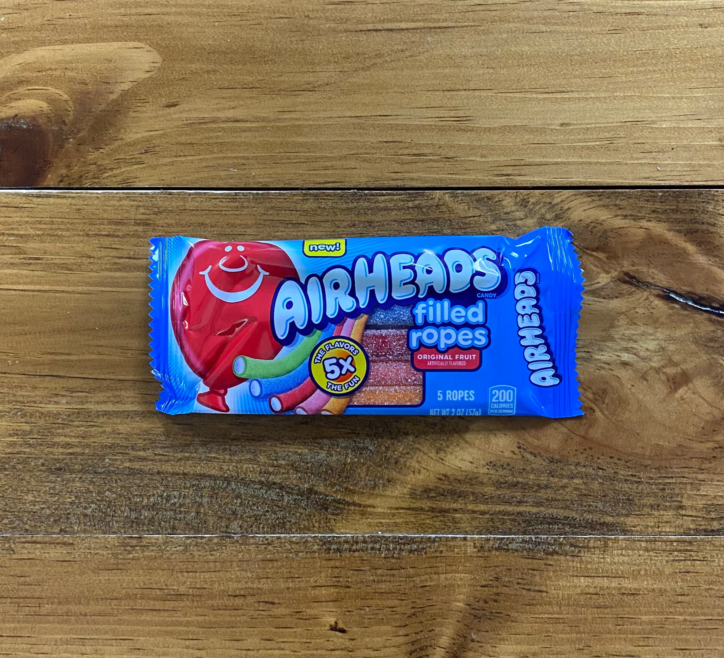 Airhead Ropes Andy Airheads Filled Ropes Assorted Flavors 2oz | James' Sweet Spot